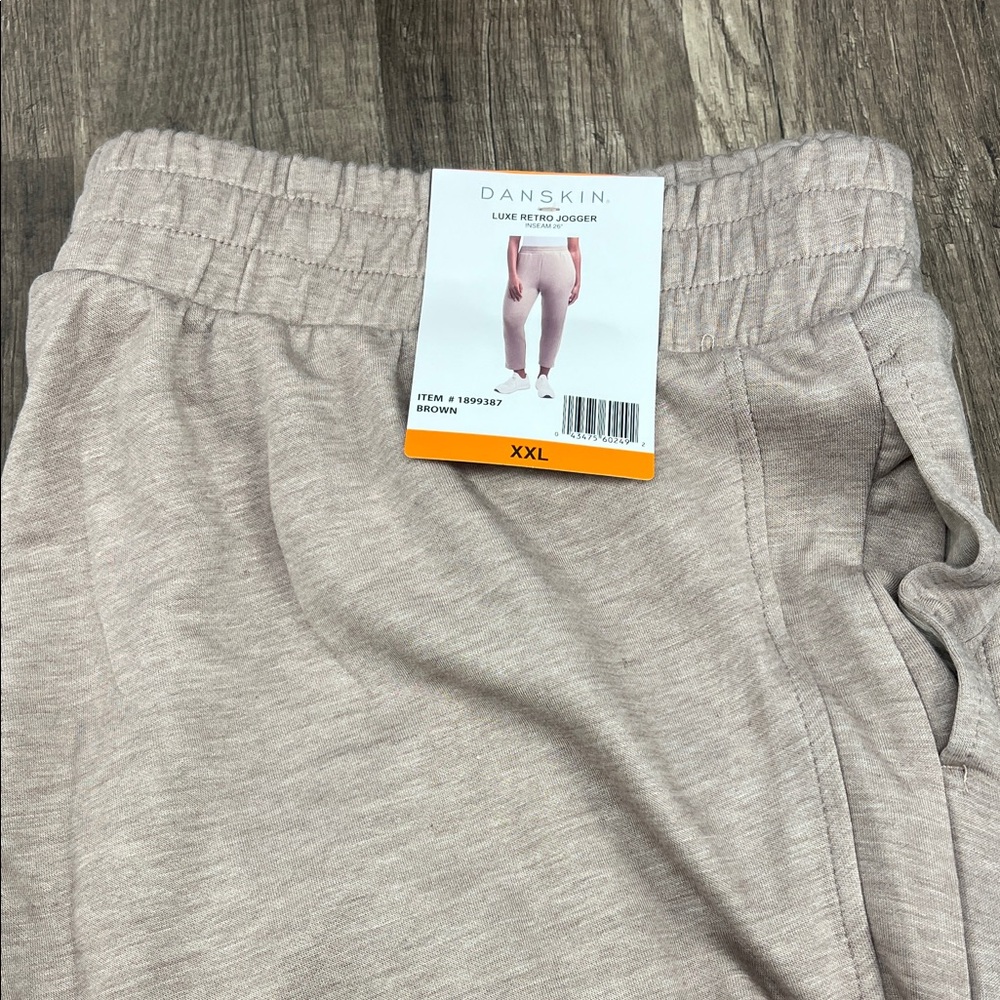 Danskin Kids Cozy Jogger - Light Brown